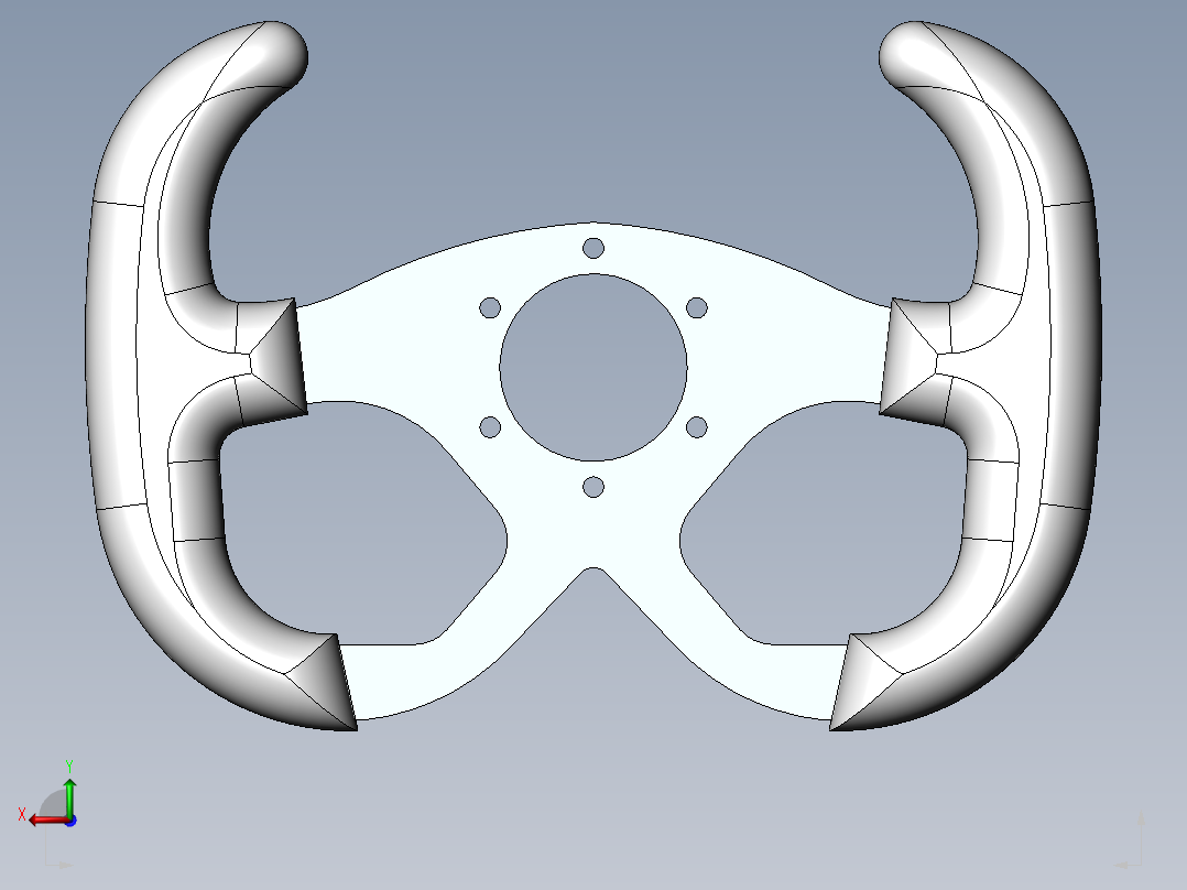 卡慕斯C12方向盘后视图