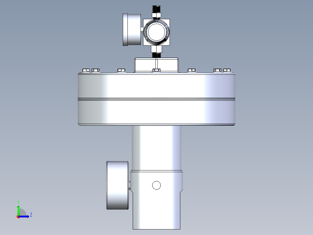 B2005333-流体压力调节器 GRACO左视图