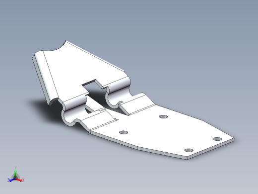 钣金托架(绘制的折弯)