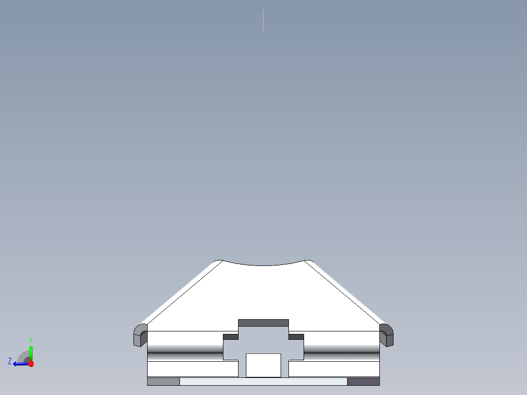 钣金托架(绘制的折弯)右视图