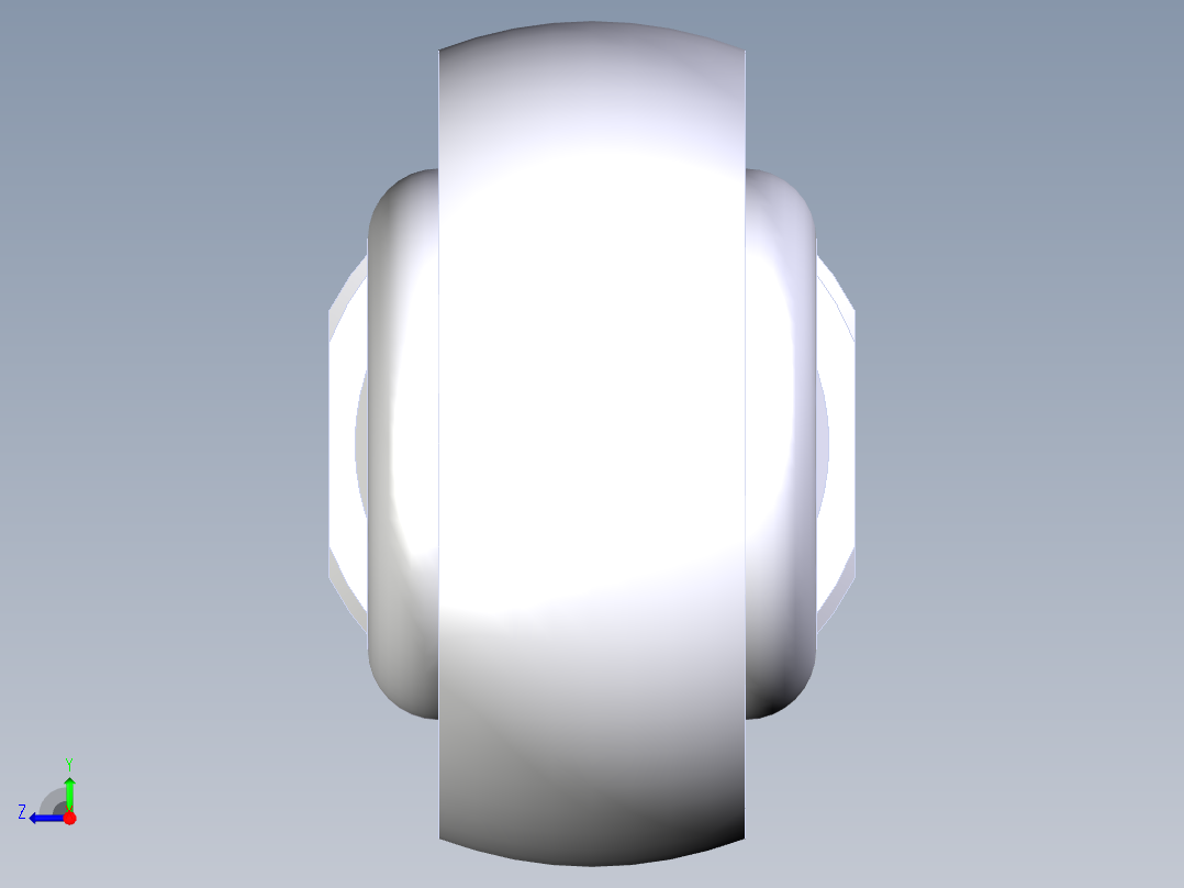 M27X2 杆端右视图
