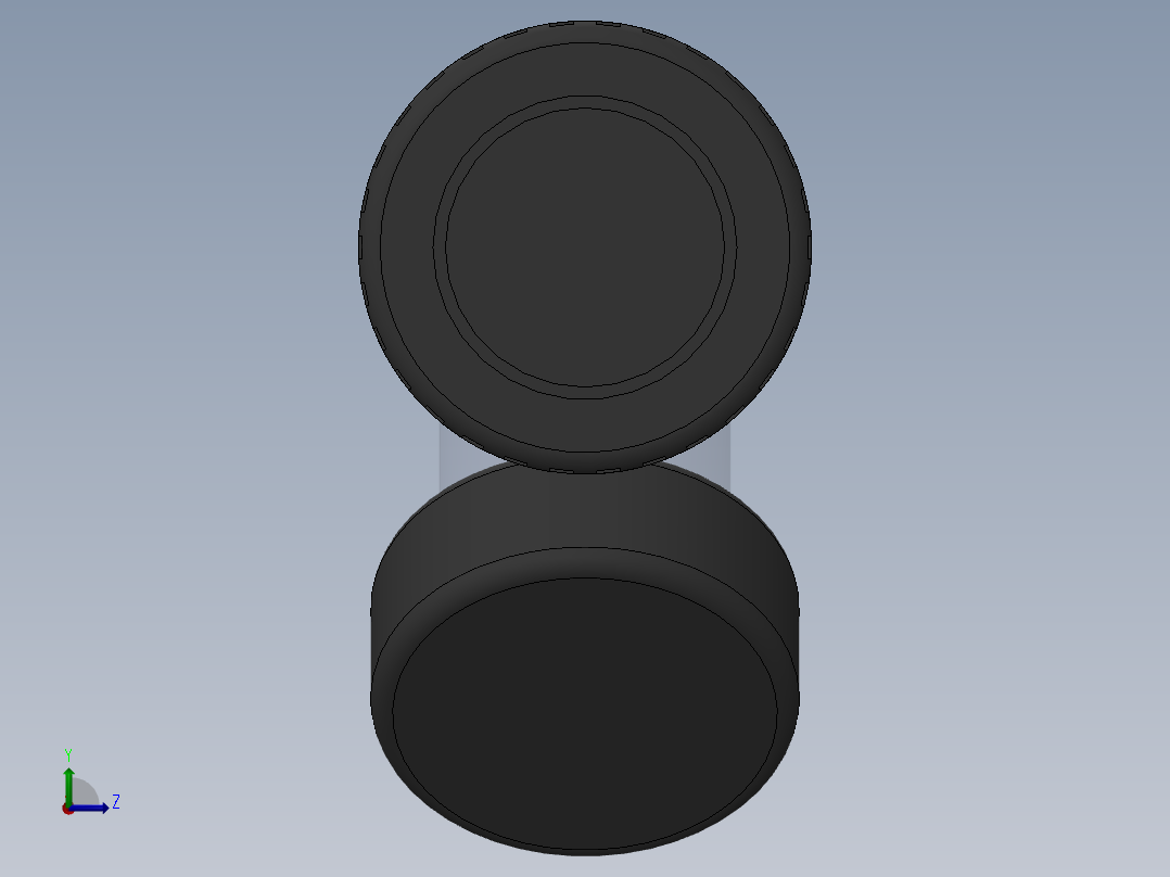 Y filter DN80 PN10 U-PVC左视图