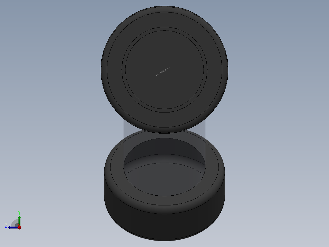 Y filter DN80 PN10 U-PVC右视图