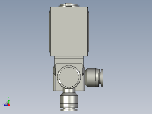 A轴吹屑阀组组件右视缩略图