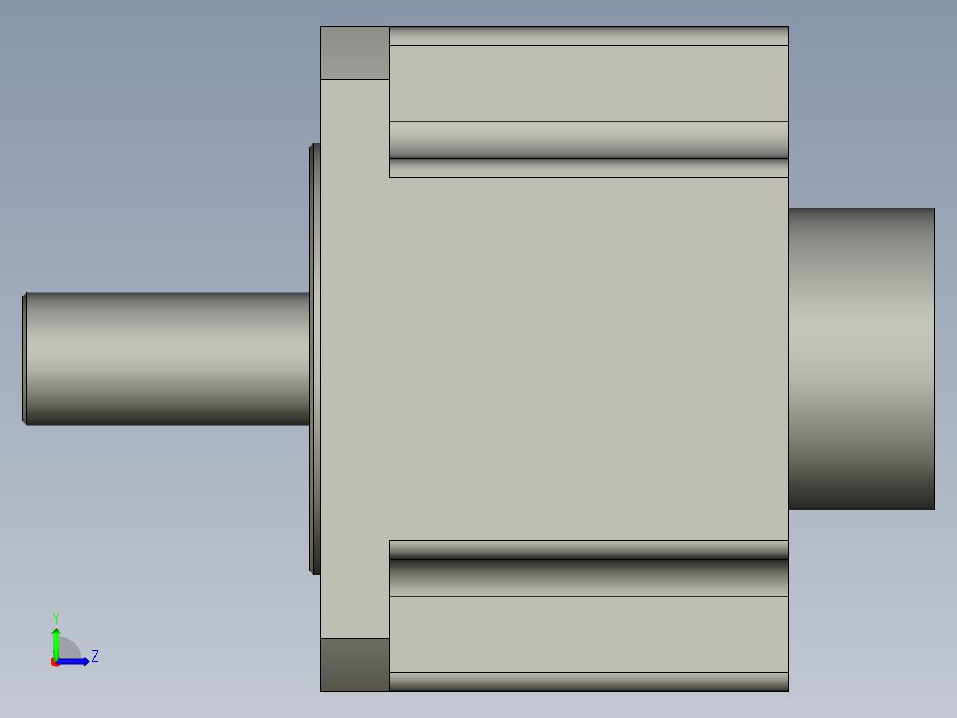 三菱电机MR-J4-350A+HG-SR352J35KW左视图