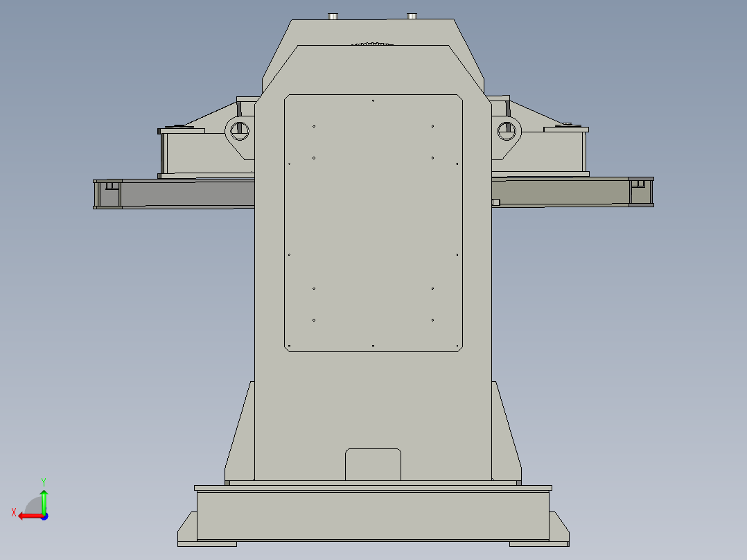 L型变位机后视图