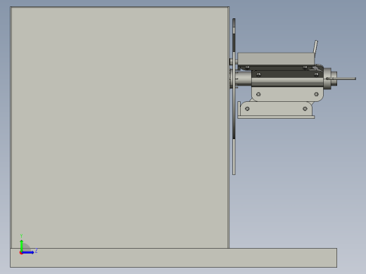 薄膜加工用收卷机左视缩略图