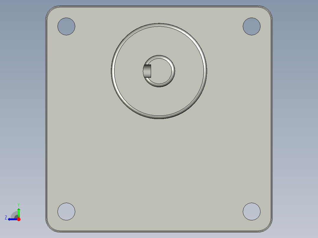 电机3IK15RGN-CW+3GN-75K右视图