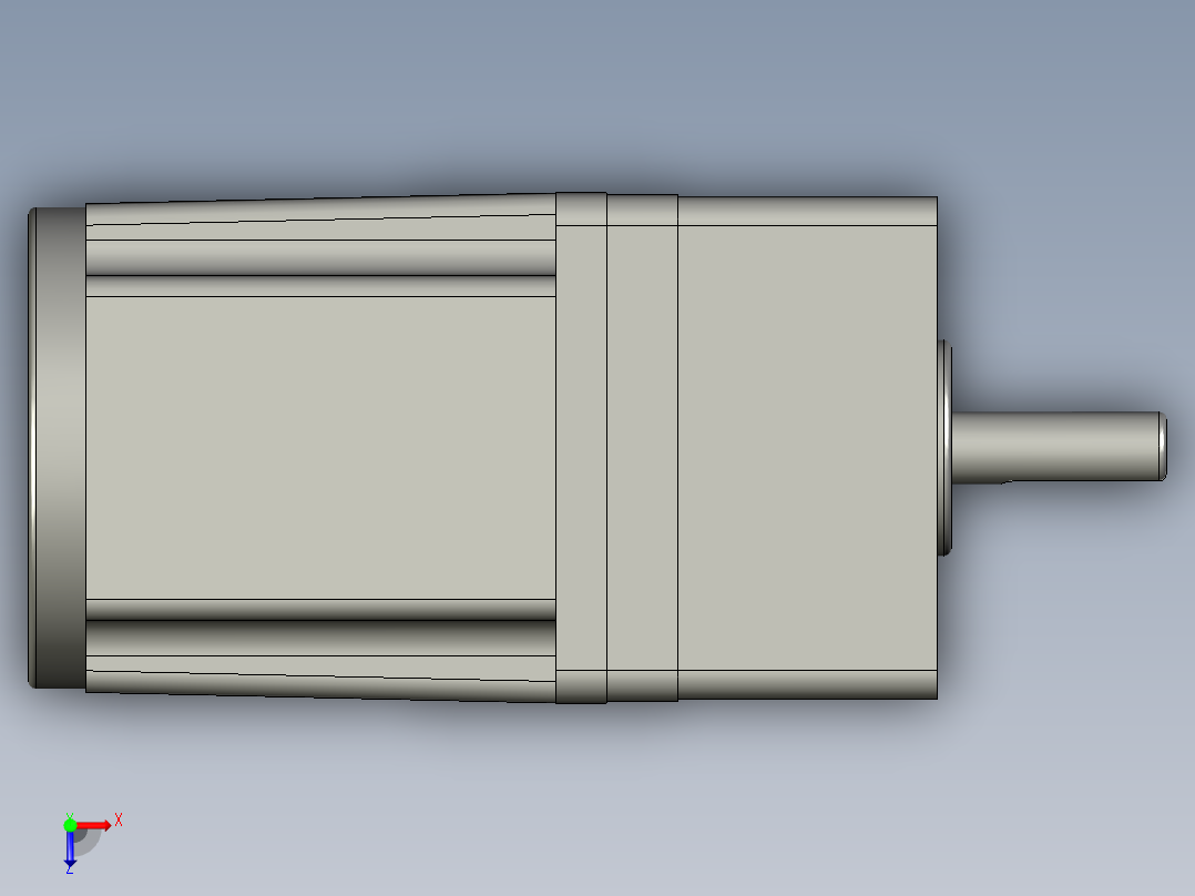 电机3IK15RGN-CW+3GN-75K俯视图