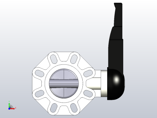 6FKOVLM LUG ANSI 手动蝶阀，凸耳的ANSI版本前视缩略图