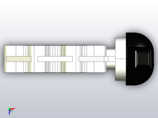 6FKOVLM LUG ANSI 手动蝶阀，凸耳的ANSI版本俯视缩略图