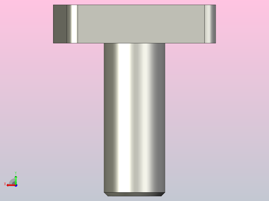 YLBT8X20-C1 T型螺栓C后视图