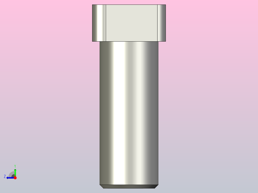 YLBT8X20-C1 T型螺栓C右视图