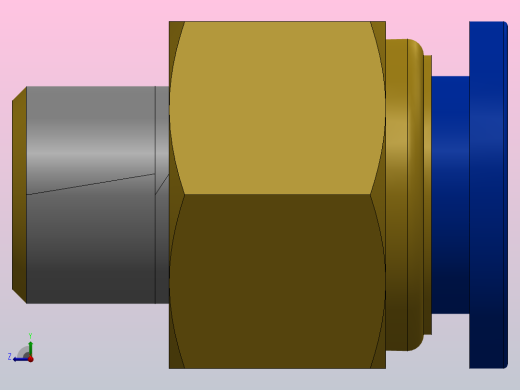 气动快速接头φ12～1-4快插式接头右视缩略图
