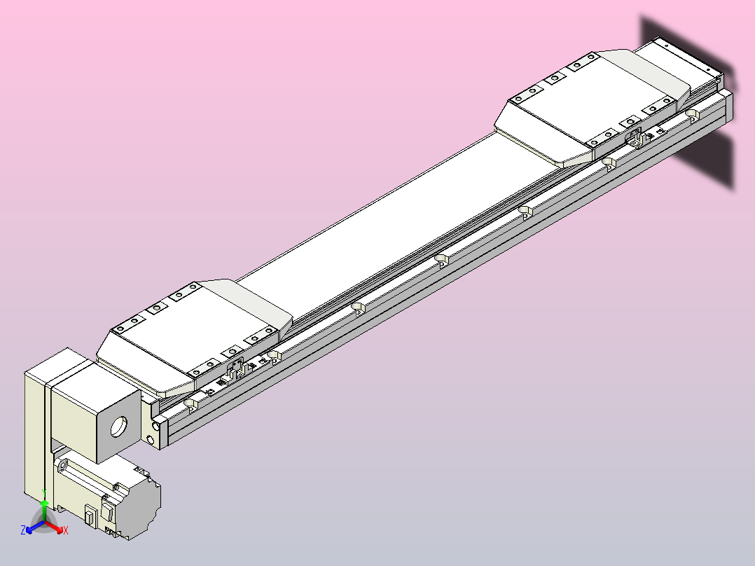 皮带直线轴双滑块型TPA-GCBS-150-P80-L225-LP-M75-N3主视图