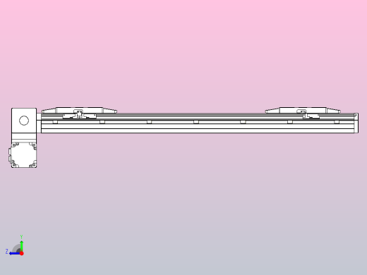 皮带直线轴双滑块型TPA-GCBS-150-P80-L225-LP-M75-N3右视缩略图