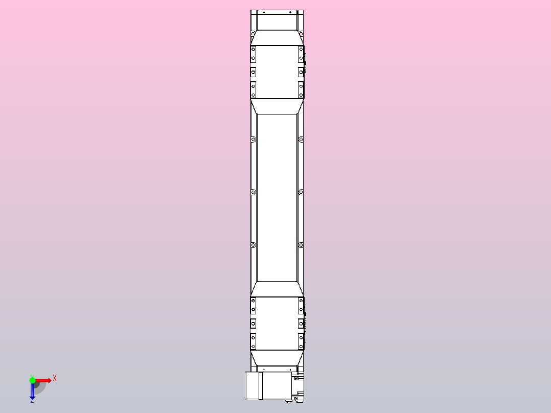 皮带直线轴双滑块型TPA-GCBS-150-P80-L225-LP-M75-N3俯视图