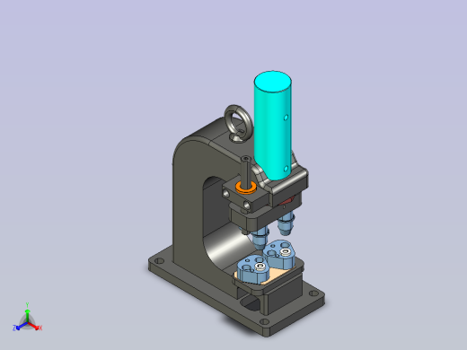 液压双冲压机   Catia IGES