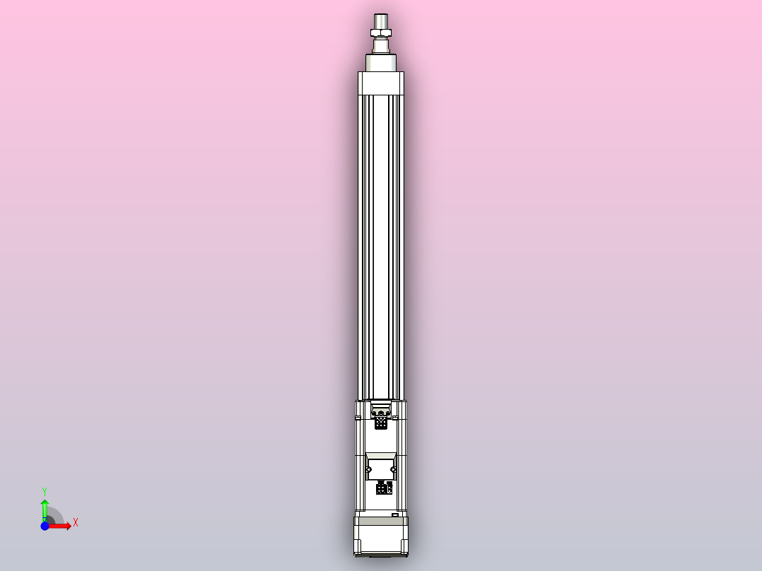 轻载电动缸TPA-ESR40-1210C-L350-MR-W-P40-C3前视图