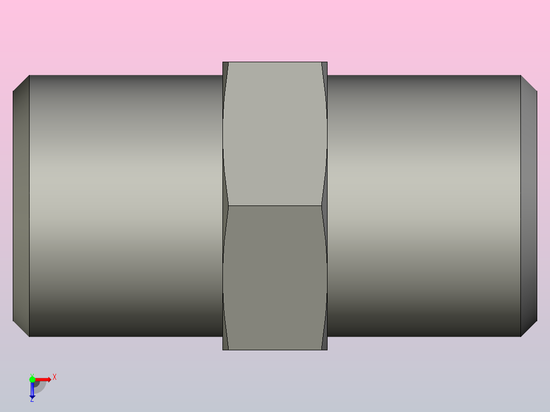 EO管接头联盟G06LLCFX.stp俯视图