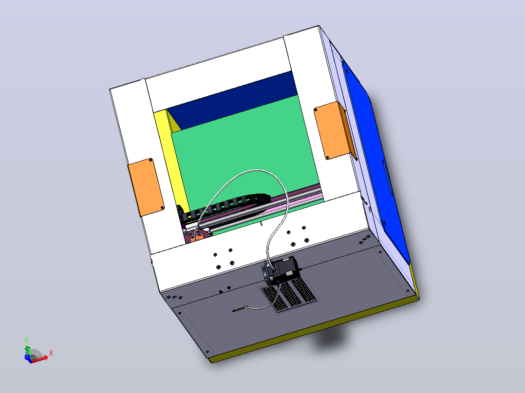 A8 anet-打印区域为 300x300x300mm主视图
