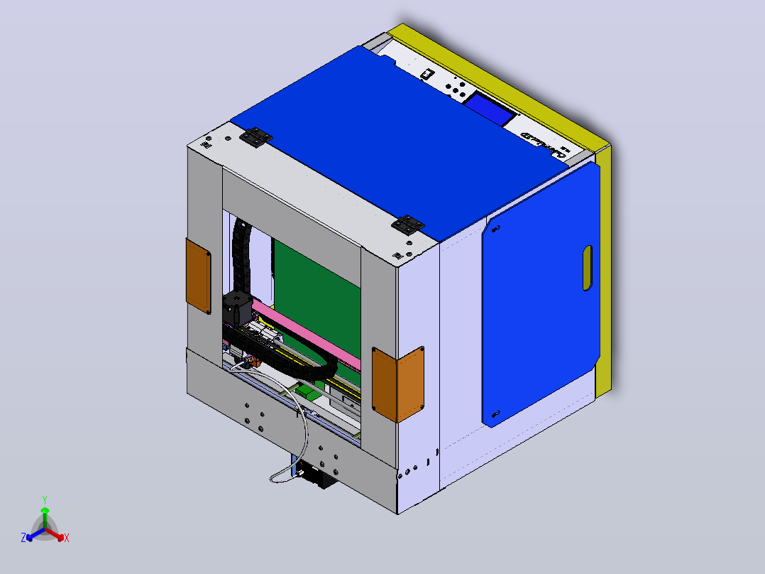 A8 anet-打印区域为 300x300x300mm正等轴测图