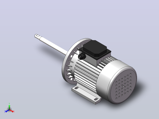 电容运转异步电动机（250W,370W）正等轴测缩略图