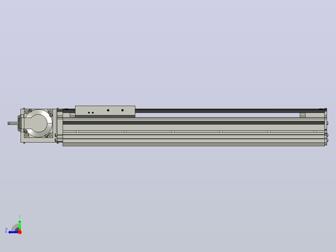MT120BT半封闭皮带滑台[MT120BT.L100.300.LT.P40.C3]右视图