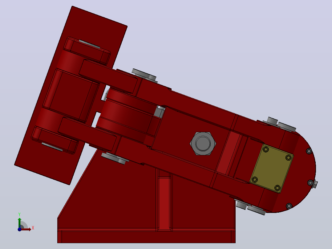 SBD-D安全制动器_SBD240-D-800×20ⅡRL.WL.CL后视图