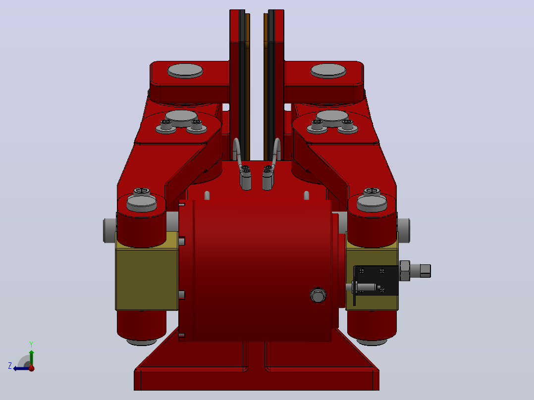 SBD-D安全制动器_SBD240-D-800×20ⅡRL.WL.CL左视图