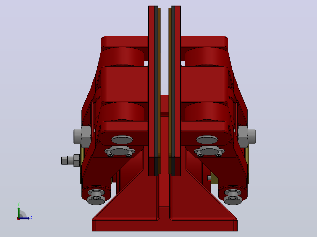 SBD-D安全制动器_SBD240-D-800×20ⅡRL.WL.CL右视图