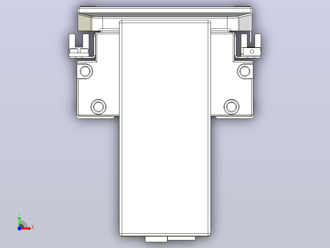 滚珠丝杠直线轴内置导轨TPA-GCR-120-1610C-L50-MP-M40-N3前视图