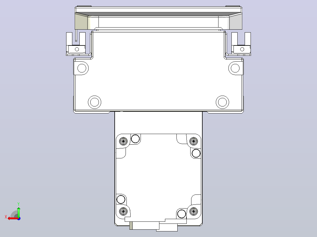 滚珠丝杠直线轴内置导轨TPA-GCR-120-1610C-L50-MP-M40-N3后视图