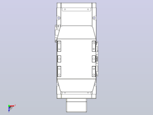 滚珠丝杠直线轴内置导轨TPA-GCR-120-1610C-L50-MP-M40-N3俯视缩略图