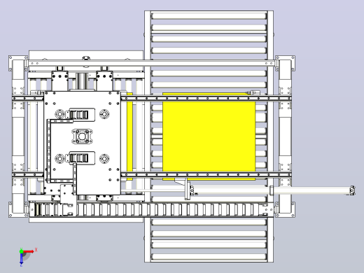 桁架式搬运机3D图纸俯视缩略图