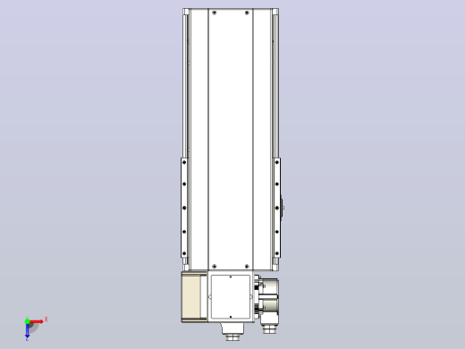 皮带直线轴半封闭可选导轨TPA-HNB-220D-176-L200-LP-C-P1K-N3俯视缩略图