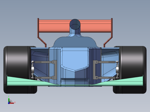F1赛车模型前视缩略图