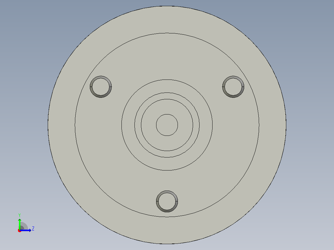 3U中空后拉固锁式动力夹头[3U-204]左视图