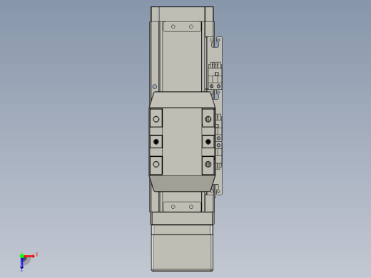 滚珠丝杠直线轴内置导轨TPA-GCR-65-1610C-L50-MP-M40-N3俯视缩略图