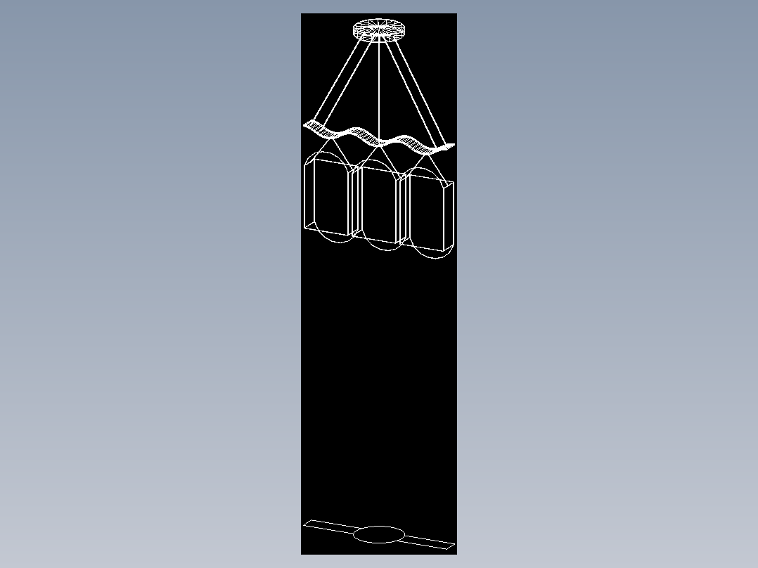 室内家具和灯具等的模型十五-K-L67