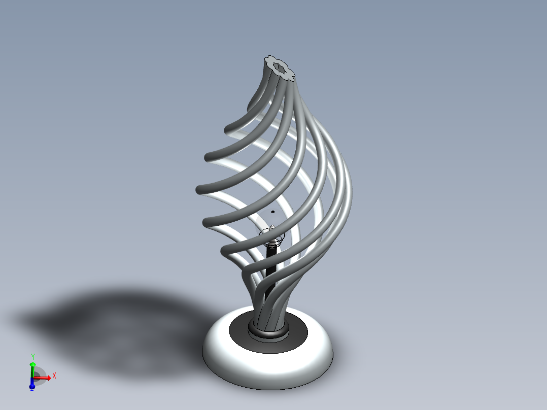 solidworks 创意台灯