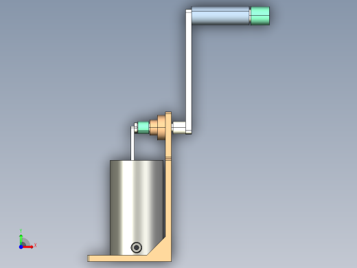 曲柄滑块式泵前视缩略图