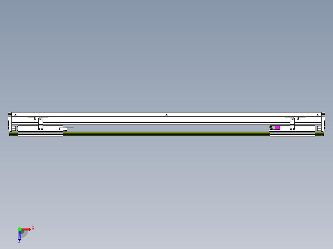威洛博VL系列3d模型模组2VL22H2Y-S800俯视图