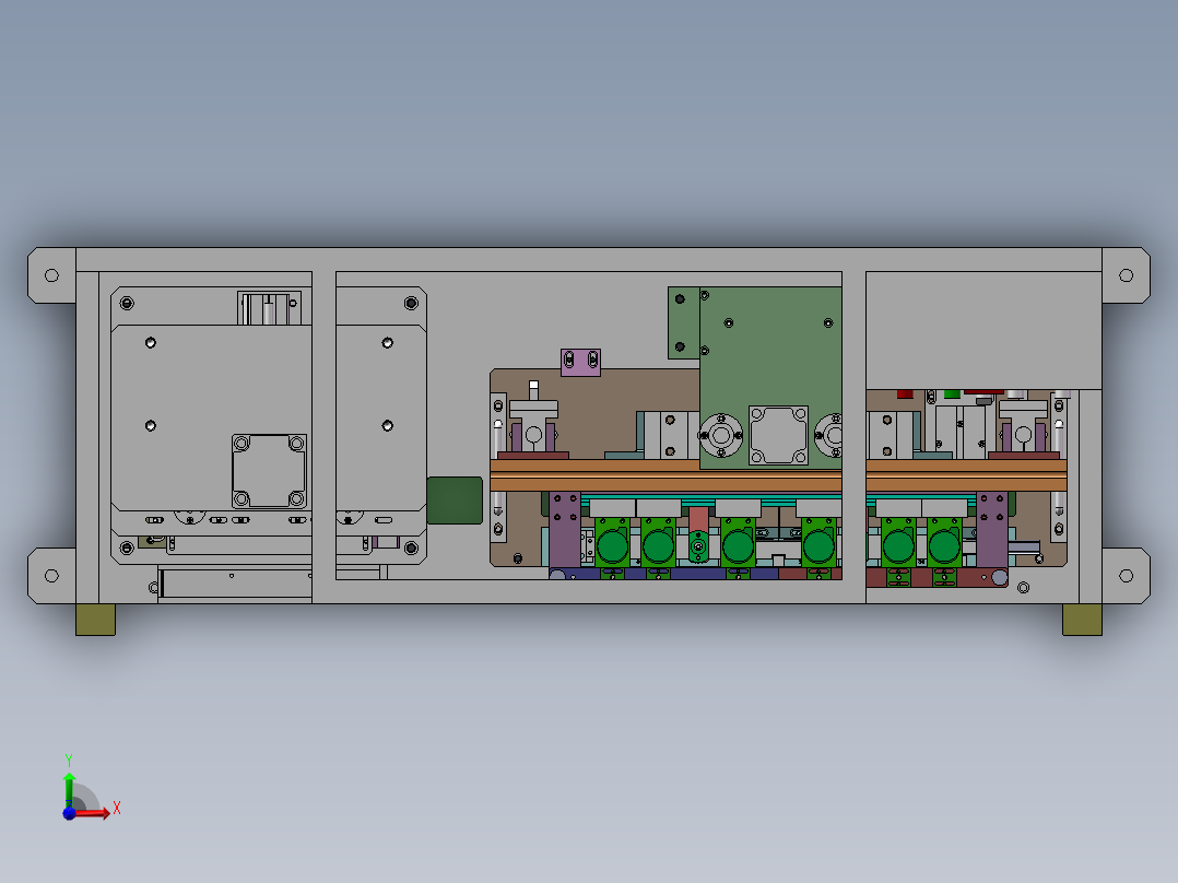 钻孔冲孔一体机前视图