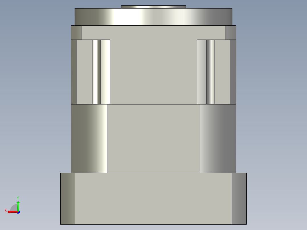 斜齿孔PGH115-L1 24-110-145-M8 .STEP后视图