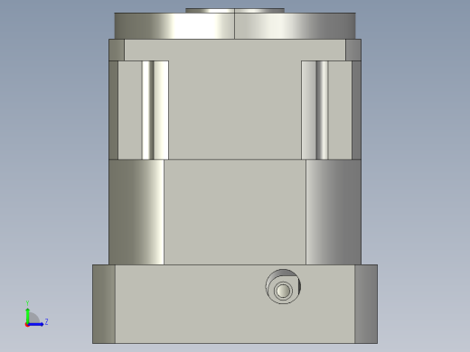 斜齿孔PGH115-L1 24-110-145-M8 .STEP左视缩略图