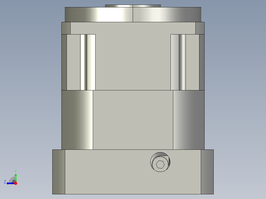 斜齿孔PGH115-L1 24-110-145-M8 .STEP右视图