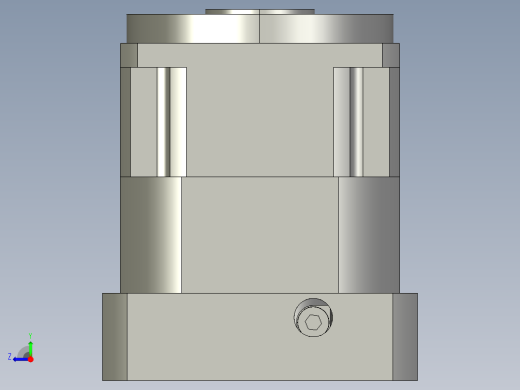 斜齿孔PGH115-L1 24-110-145-M8 .STEP右视缩略图