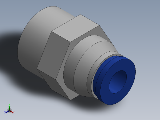 Ø6 x 3-8G - CONEXÃO RETA (C02250638)