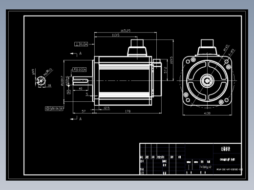 电机MS6H-130CS(M)15BZ2-41P3.DWG